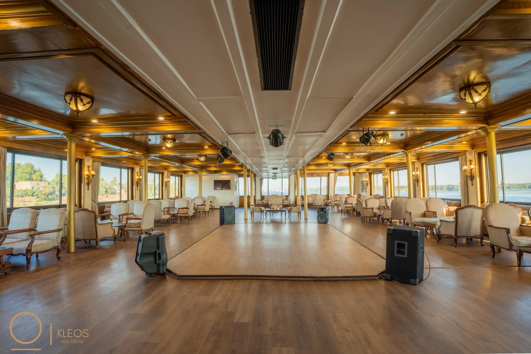 Exterior view of the MS Kleos Nile Cruise Nile cruise ship